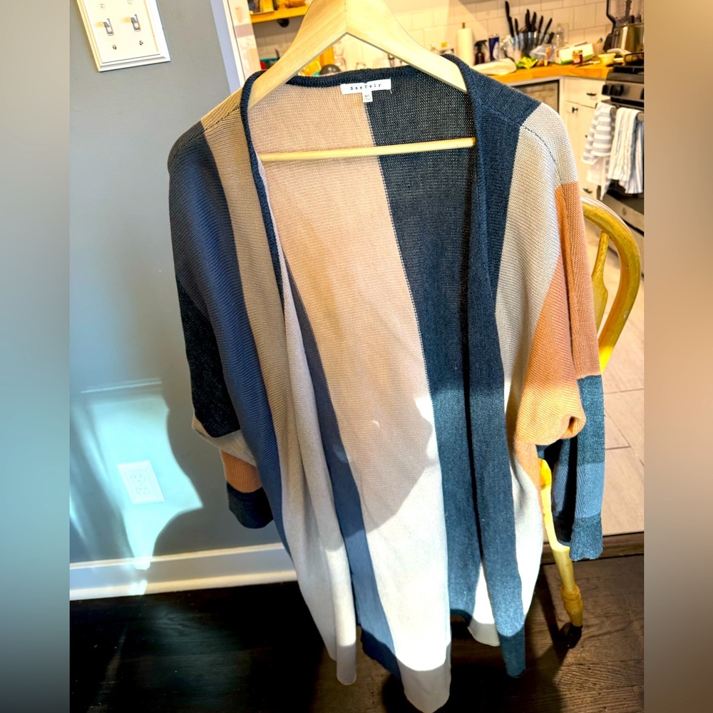 Multi colored cardigan